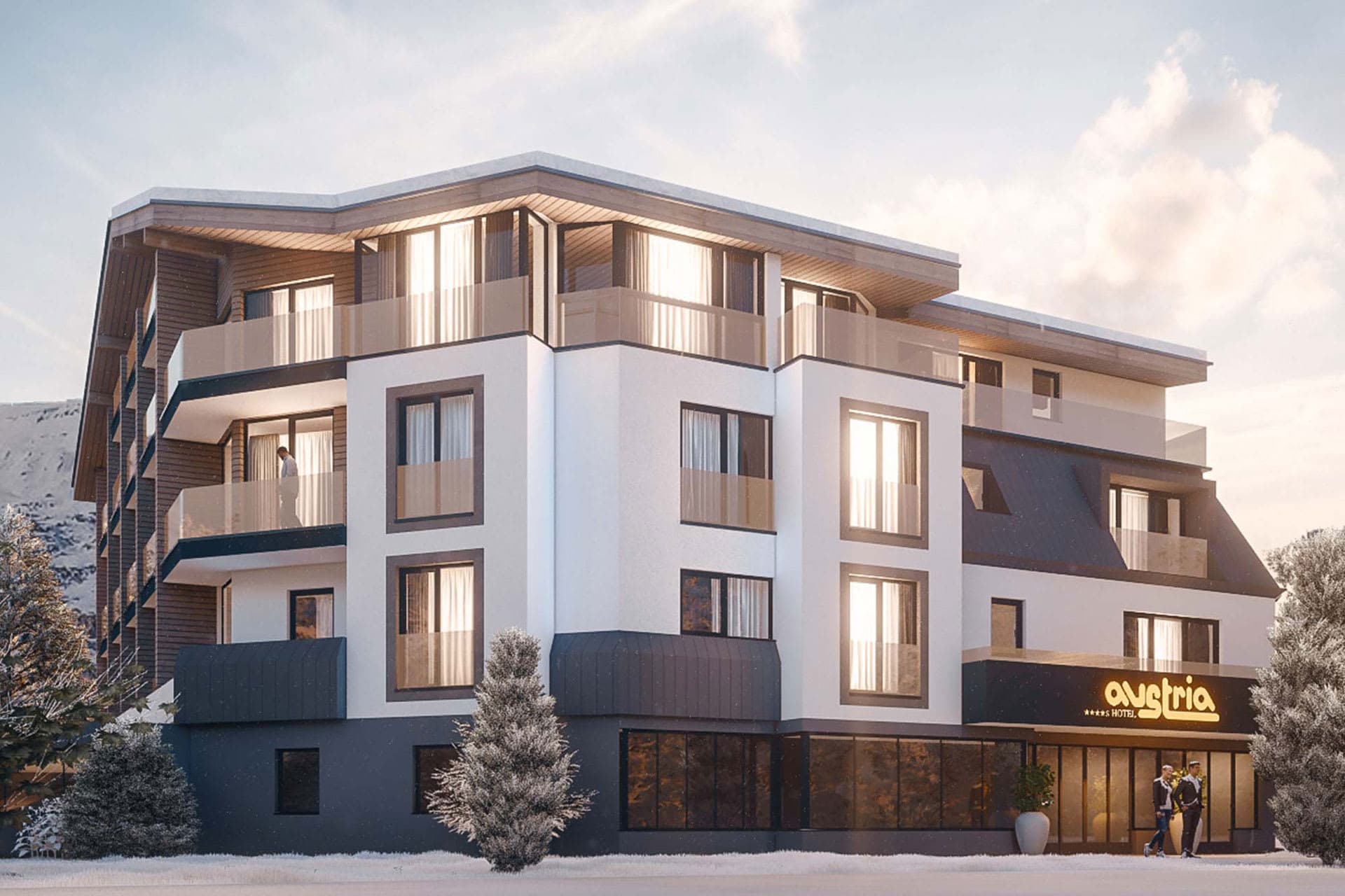 Hotels Austria & Bellevue Ansicht 2