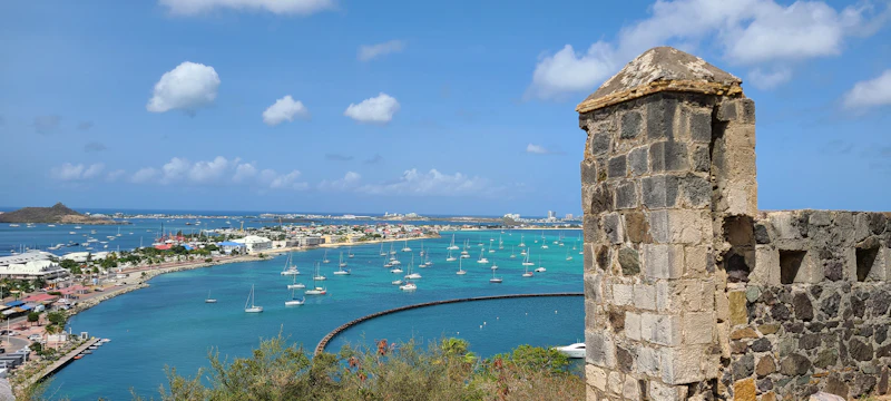 Karibik türkises Wasser
