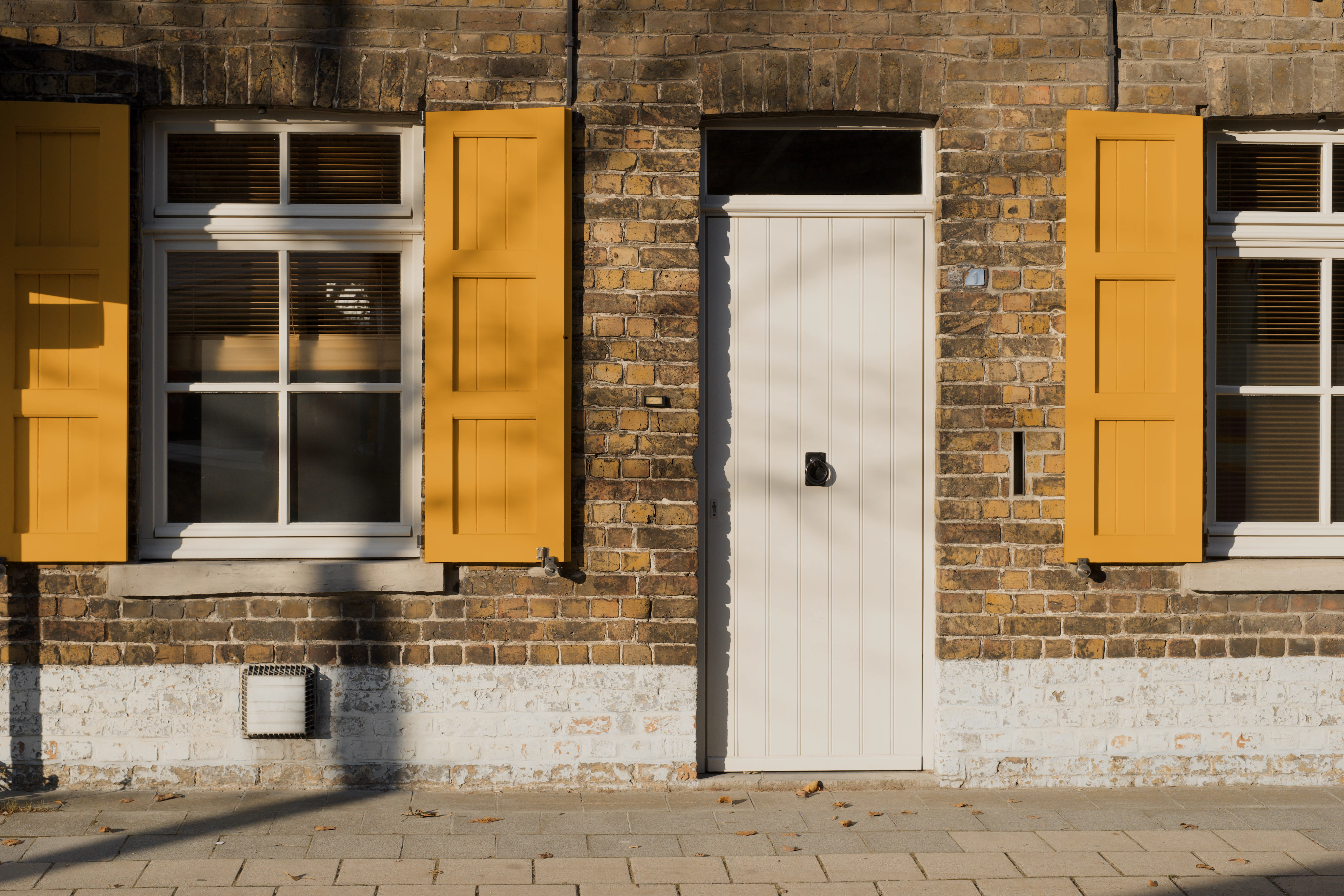 a building with two doors