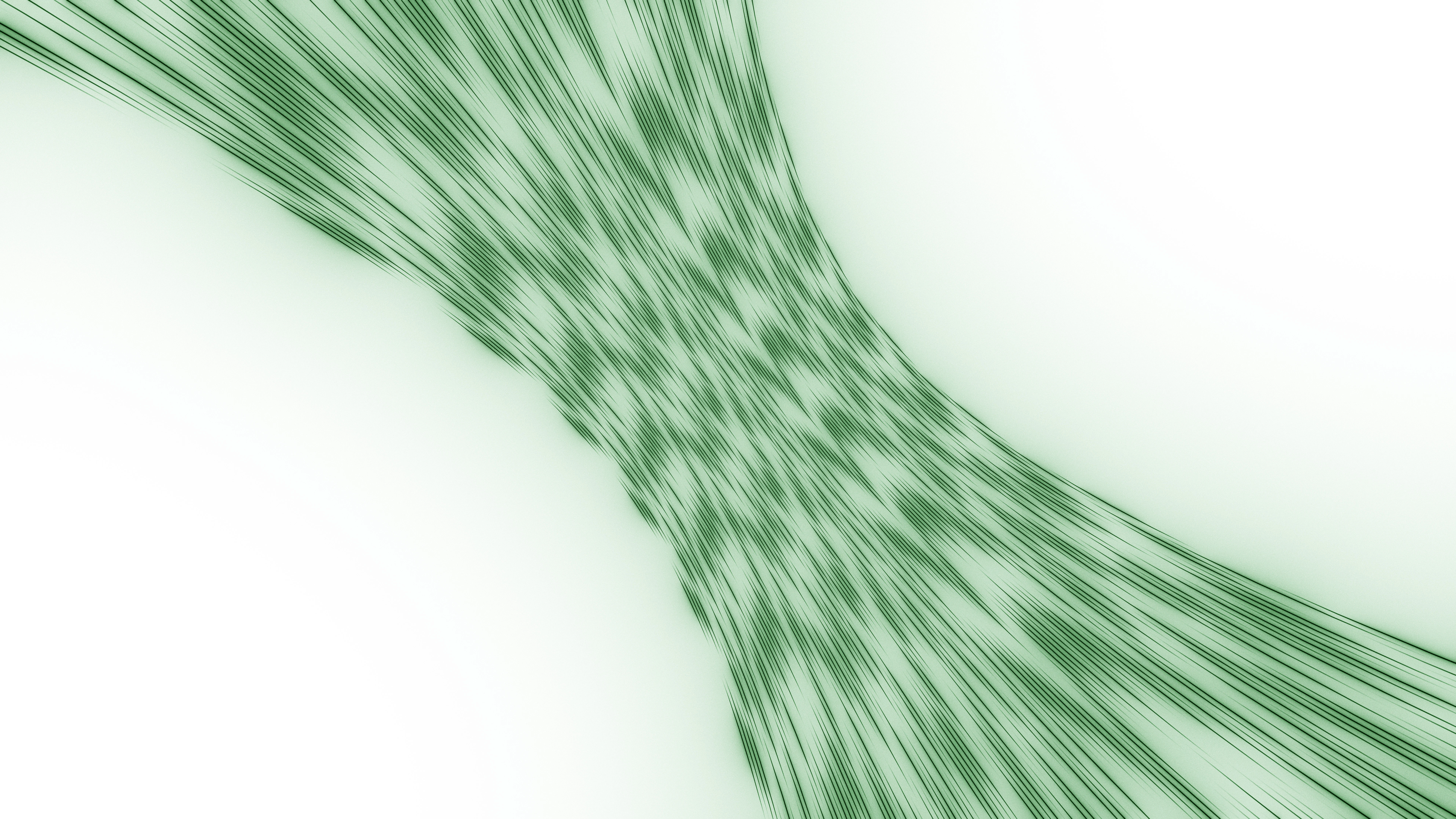 Green abstract pattern on a white background